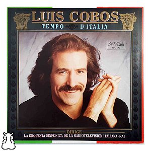 LP Luis Cobos - Tempo D'italia - Disco de Vinil 1987 - Hm
