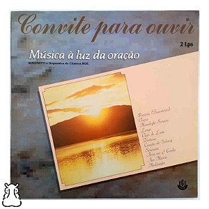 LP Simonetti Convite Música Luz da Oração Amostra Vinil - Hm