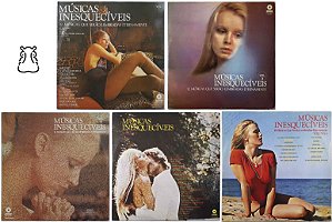 5 LPs Músicas Inesquecíveis Vol. 1, 3, 4, 5, 6 - Vinil - Hm