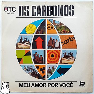 LP Os Carbonos - Meu Amor por Você - Vinil 1969 Leia - Hm