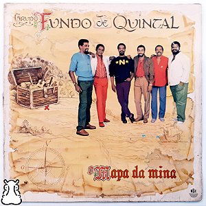 LP Grupo Fundo de Quintal - O Mapa da Mina - Vinil 1986 - Hm