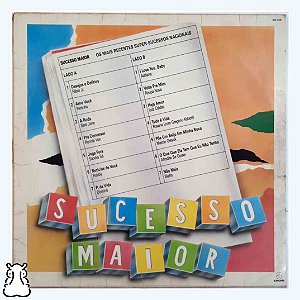 LP Sucesso Maior - Disco de Vinil Coletânea 1988 - Hm