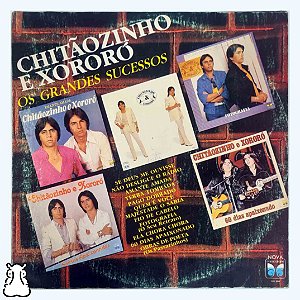 LP Chitãozinho e Xororó Os Grandes Sucessos 1987 Vinil - Hm