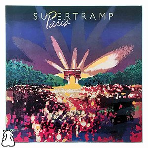 LP Supertramp - Paris Disco de Vinil Duplo 1980 Encarte - Hm