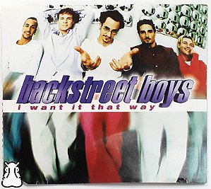 CD Backstreet Boys - I Want It That Way - 1999 - Hm