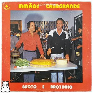 LP Irmãos Casagrande Broto e Brotinho Vol. 8 Vinil Leia - Hm