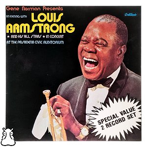 LP Louis Armstrong Concert Pasadena Auditorium Vinil Leia Hm
