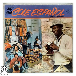 LP Nat King Cole - Español - Canta Boleros - 1972 Vinil - Hm