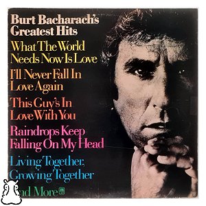 LP Burt Bacharach - Greatest Hits - Disco de Vinil 1973 - Hm