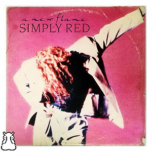 LP Simply Red A New Flame 1989 Disco de  Vinil Encarte - Hm
