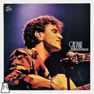 LP Caetano Veloso - Totalmente Demais - Ao Vivo - Vinil - Hm