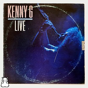 LP Kenny G - Live - Duplo - Disco de Vinil 1989 - Hm