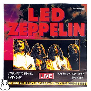 CD Led Zeppelin - The Greatest hits Live - 1995 - Hm