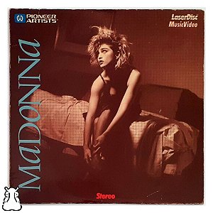 LD Laserdisc Madonna - Burning Up - 8" - Importado - Hm