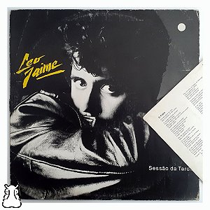 LP Léo Jaime - Sessão da Tarde Disco Vinil 1985 Encarte - Hm