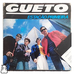 LP Gueto - Estação Primeira Disco de Vinil 1987 Encarte - Hm