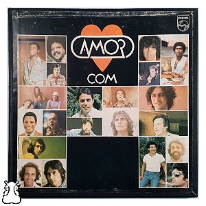 Box 5 LPs Amor com H - Disco de Vinil 1982 Leia - Hm