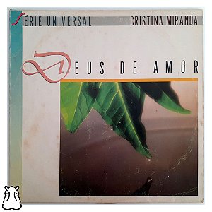 LP Cristina Miranda - Deus de Amor - Disco de Vinil - Hm