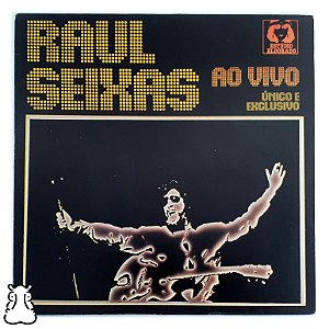 LP Raul Seixas - Único e Exclusivo Ao Vivo - Vinil 1987 - Hm