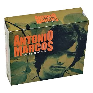 Box 4 CDs Antonio Marcos - Vol. 1 - 1967-1972 - Lacrado - Hm