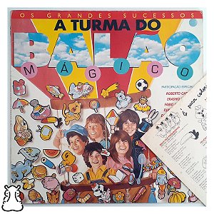 LP Turma do Balão Mágico Grandes Sucessos Vinil Encarte - Hm