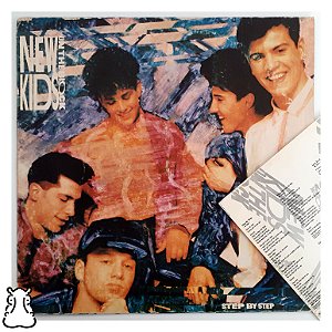 LP New Kids On The Block Step By Step 1990 Vinil Encarte- Hm