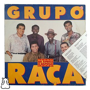 LP Grupo Raça - Da África à Sapucaí Vinil 1991 Encarte - Hm