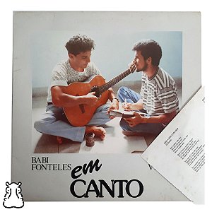 LP Babi Fonteles Zé Vicente Em Canto Vinil 1994 Encarte - Hm