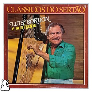 LP Luis Bordón - Clássicos Do Sertão Disco Vinil 1986 - Hm