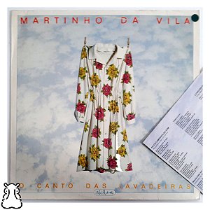 LP Martinho da Vila Canto das Lavadeiras Vinil Encarte - Hm