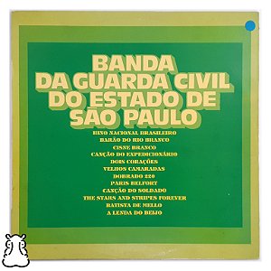 LP Banda Guarda Civill São Paulo Hino Brasileiro Vinil - Hm