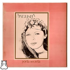 LP Amelinha - Porta Secreta Disco de Vinil 1980 Encarte - Hm