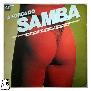 LP A Força do Samba - Vol. 1 - Disco de Vinil 1989 Leia - Hm