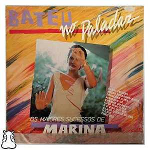 LP Marina Bateu no Paladar Maiores Sucessos Vinil Leia - Hm