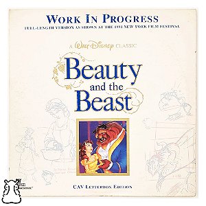 Laserdisc LD Filme Beauty And The Beast Duplo Importado - Hm
