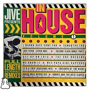 LP Jive Presents In House Vol. 1 Disco Vinil 1988 Leia - Hm