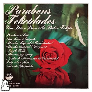 EP Compacto Parabéns, Felicidades Disco de Vinil 1972 - Hm