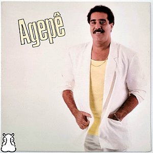 LP Agepê - Louca - Disco de Vinil 1987 Encarte - Hm