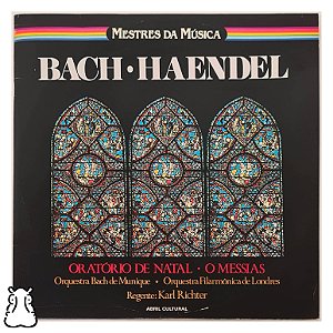 LP Bach - Haendel Mestres da Música 1980 Vinil Duplo - Hm