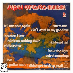 LP Super Explosão Mundial 2 - Disco de Vinil 1972 - Hm
