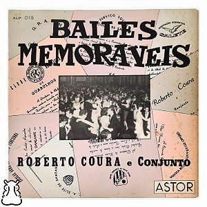 LP Roberto Coura e Conjunto - Bailes Memoráveis - Vinil - Hm