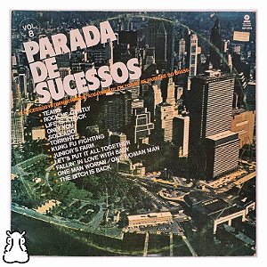 LP Parada de Sucessos - Vol. 8 - Disco de Vinil 1975 - Hm