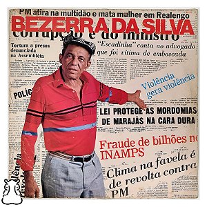LP Bezerra da Silva Violência Gera Violência Vinil 1988 - Hm