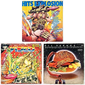 3 Lps Video Hits 3 Hits Explosion Hit Parade 4 Regular Leia