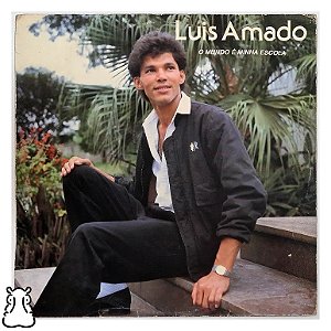LP Luis Amado - O Mundo É Minha Escola - Disco de Vinil - Hm