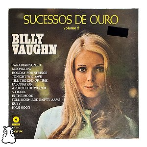 LP Billy Vaughn - Sucessos de Ouro Volume 2 - Vinil 1969 - Hm