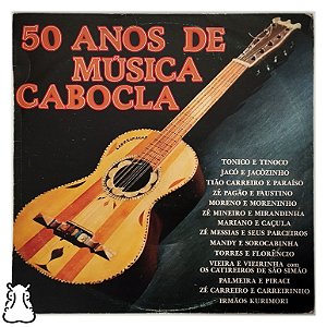 LP 50 Anos de Música Cabocla - Disco de Vinil 1986 Leia - Hm