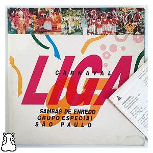 LP Sambas de Enredo - Carnaval 1995 SP - Vinil Encarte - Hm