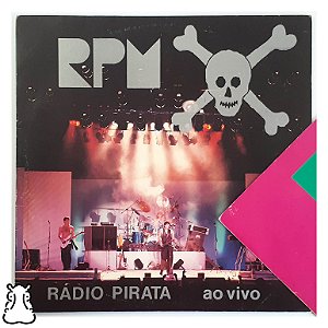 LP RPM - Rádio Pirata ao Vivo - Disco de Vinil 1986 - Hm