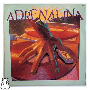 LP Adrenalina - Transamérica Disco Vinil 1990 Coletânea - Hm